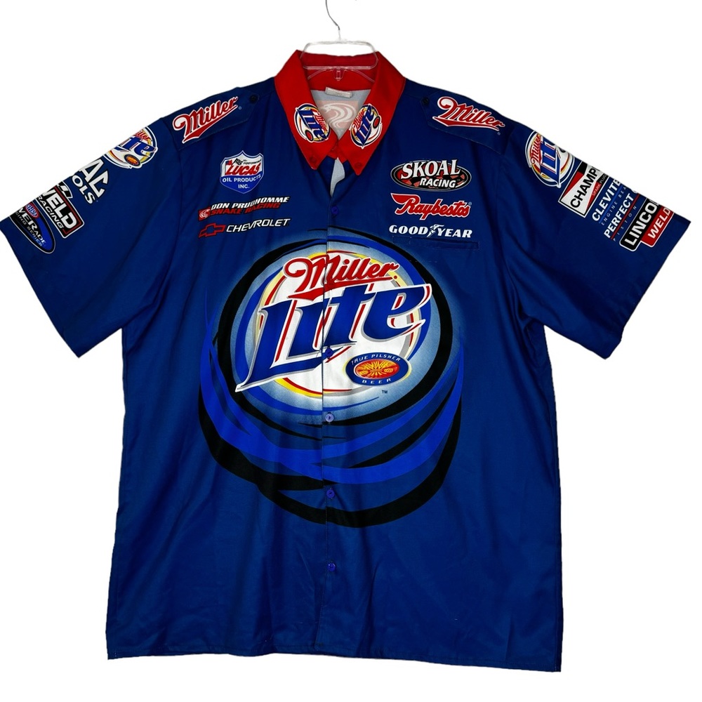 Don Prudhomme Crew Shirt size XL NHRA Snake Racing Miller top fuel dragster FLAW